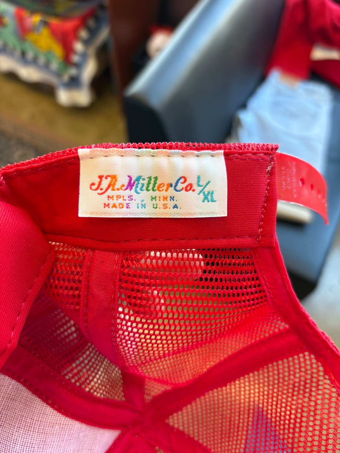 80s USA JACKNIFE 트러커캡 데드스탁 상품이미지4