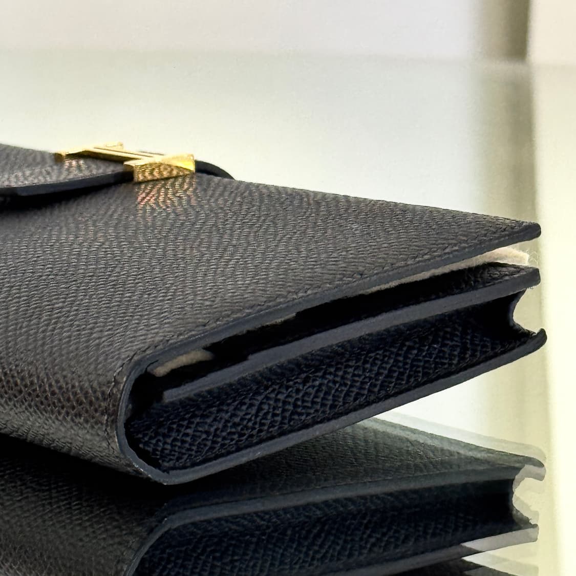 [정품] 에르메스 베안 장지갑 앱송 & 골드  상품이미지5