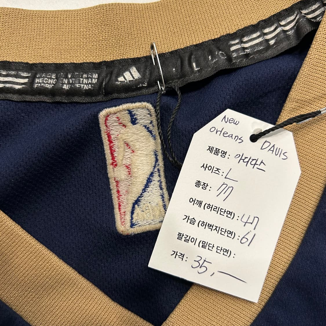 [L] 아디다스 NEW ORLEANS DAVIS 나시 져지 A608 상품이미지3