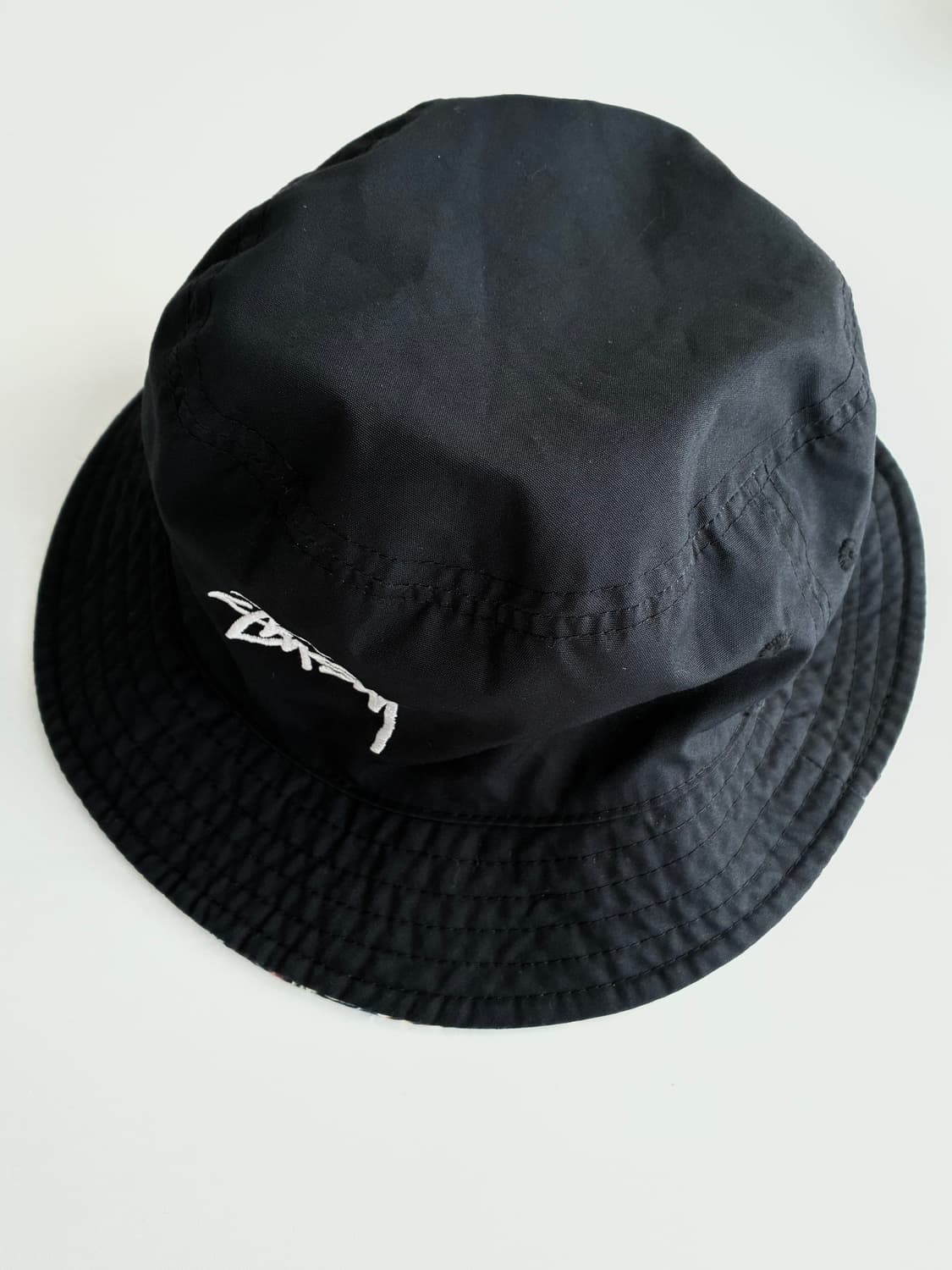 L/XL) 2014ss 스투시 플라워 버킷햇 리버시블 상품이미지3