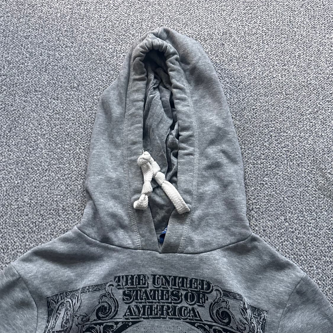 스눕독 프린팅 그레이 후드티 상품이미지2