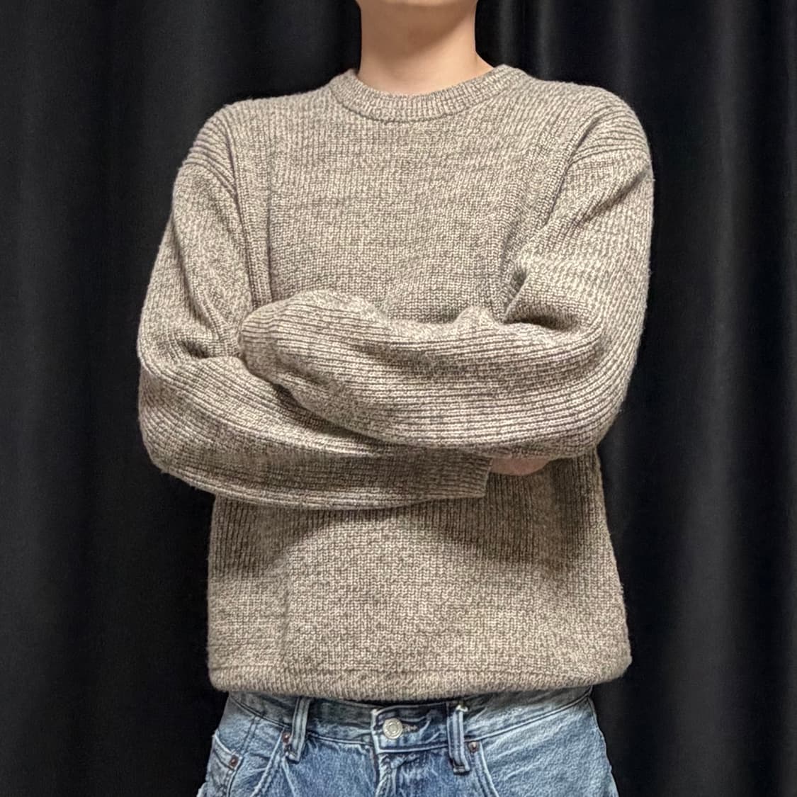 무탠다드 니트 L 상품이미지2