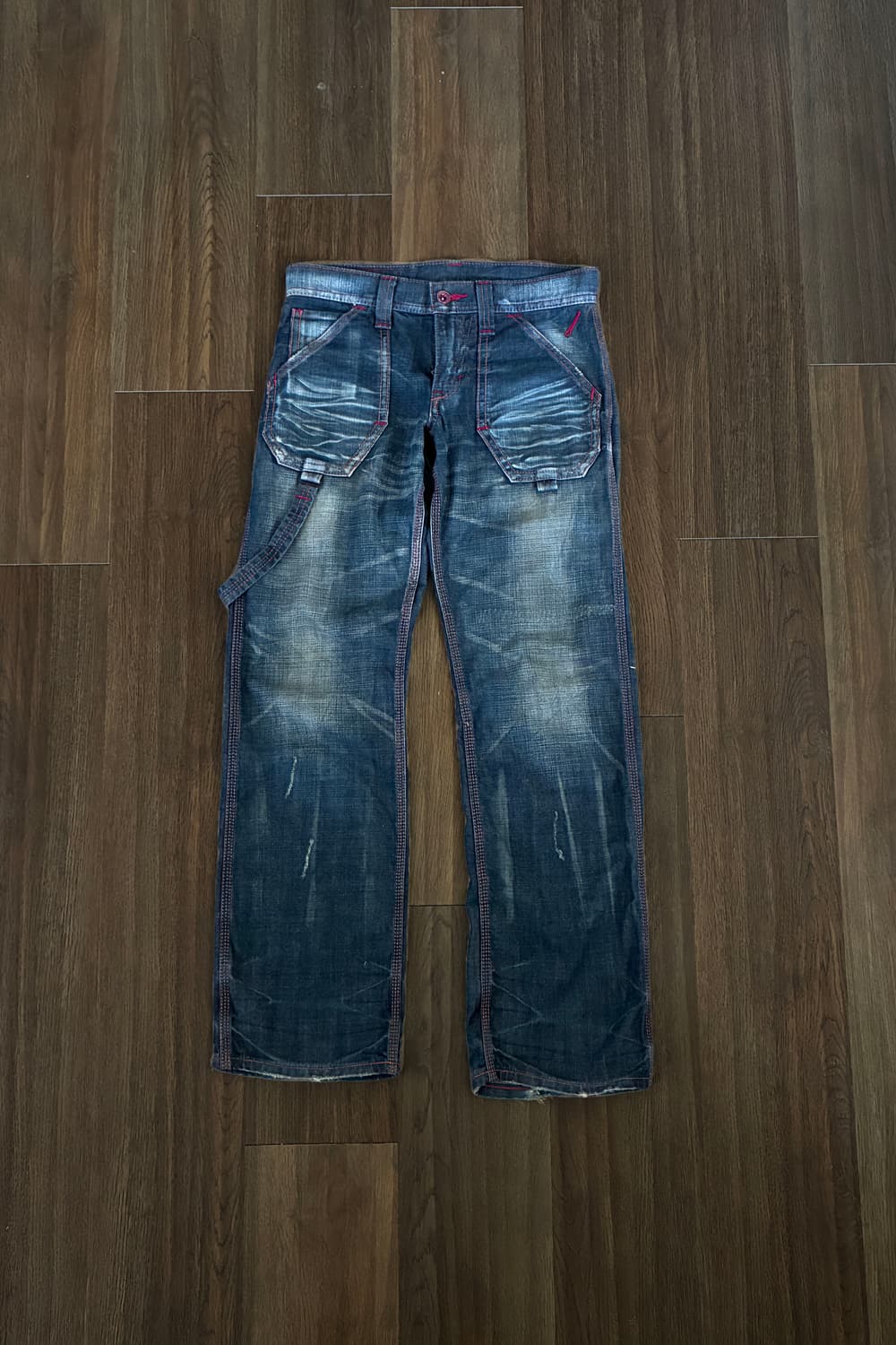 Edwin red detail pants 상품이미지4