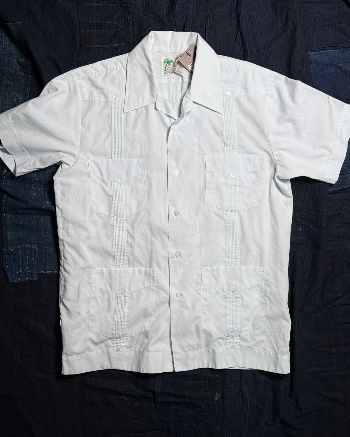 70-80's Guayabera 구아야베라 셔츠 M 상품이미지1