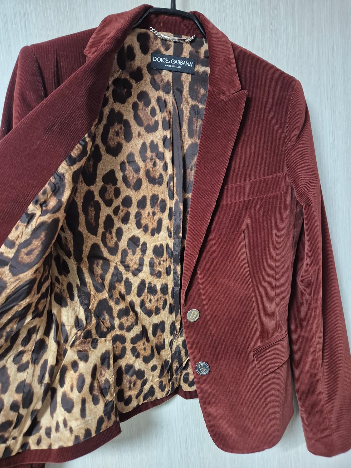 (정품) 돌체앤가바나 코듀로이 자켓 여성 40 상품이미지3