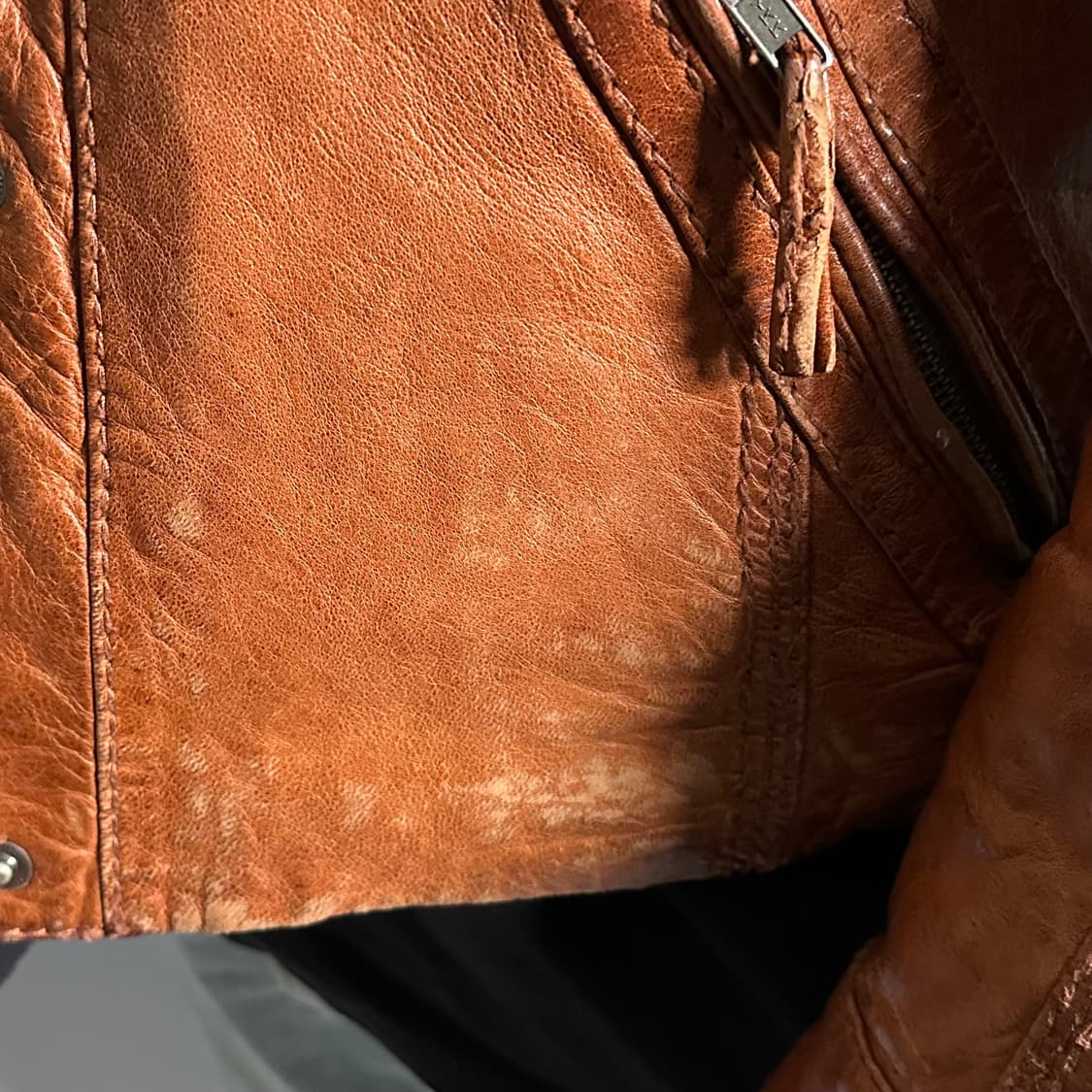 트루릴리전 리얼레더 포켓 후디 자켓 (on.566)   상품이미지7