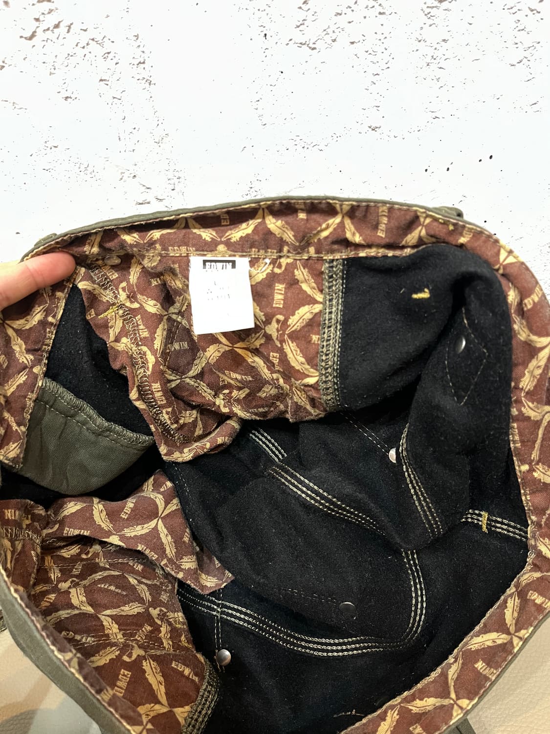 에드윈 재팬 빈티지 익스클루시브 팬츠 카키 상품이미지7