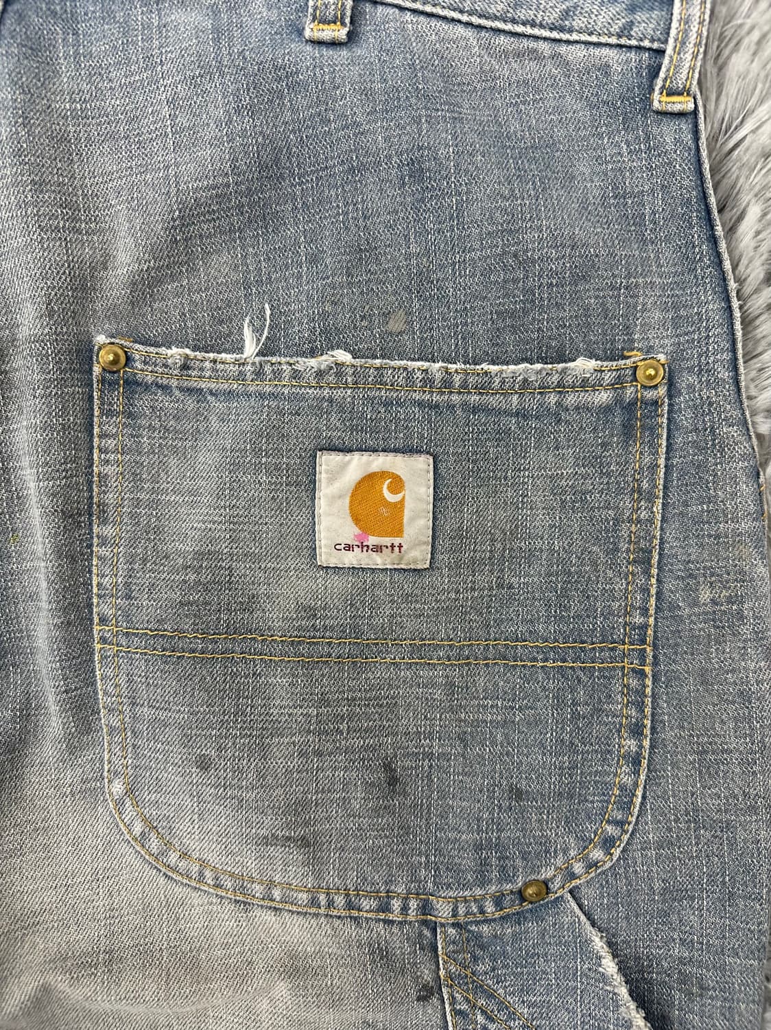 00s 칼하트 더블니 카펜터 팬츠 상품이미지8