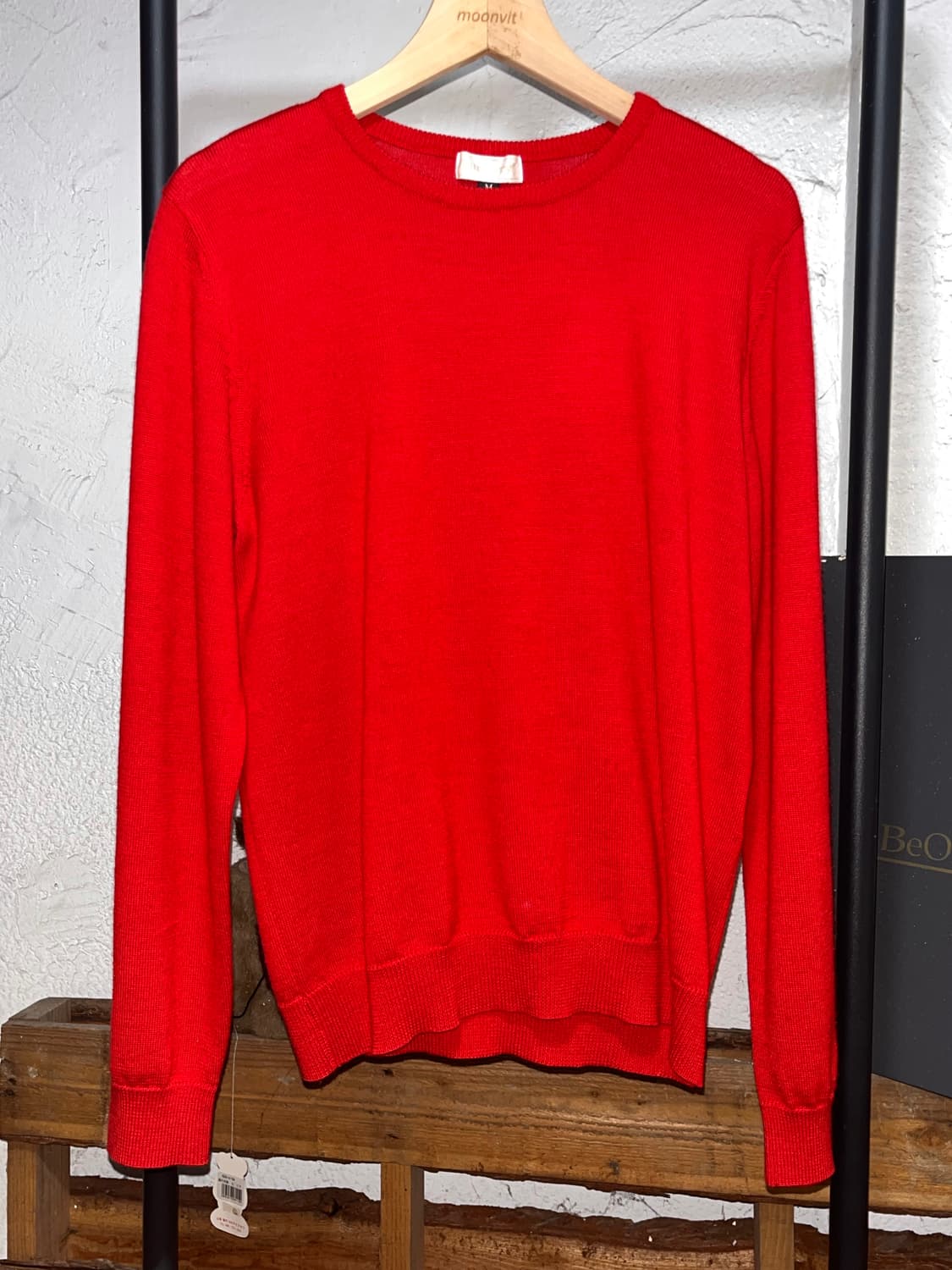 Burberry wool&cashmere red knit 상품이미지1