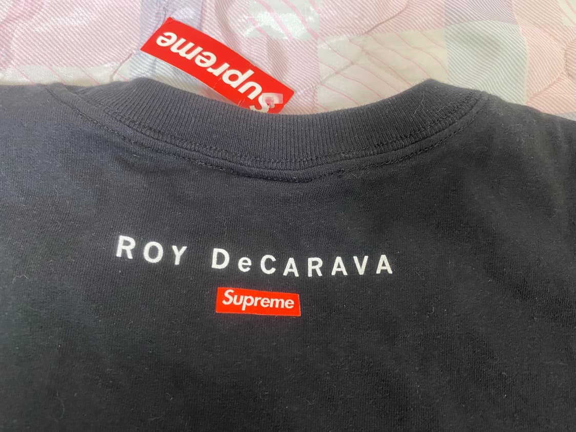 (M)슈프림 22SS Roy DeCarava 티셔츠 블랙 상품이미지6