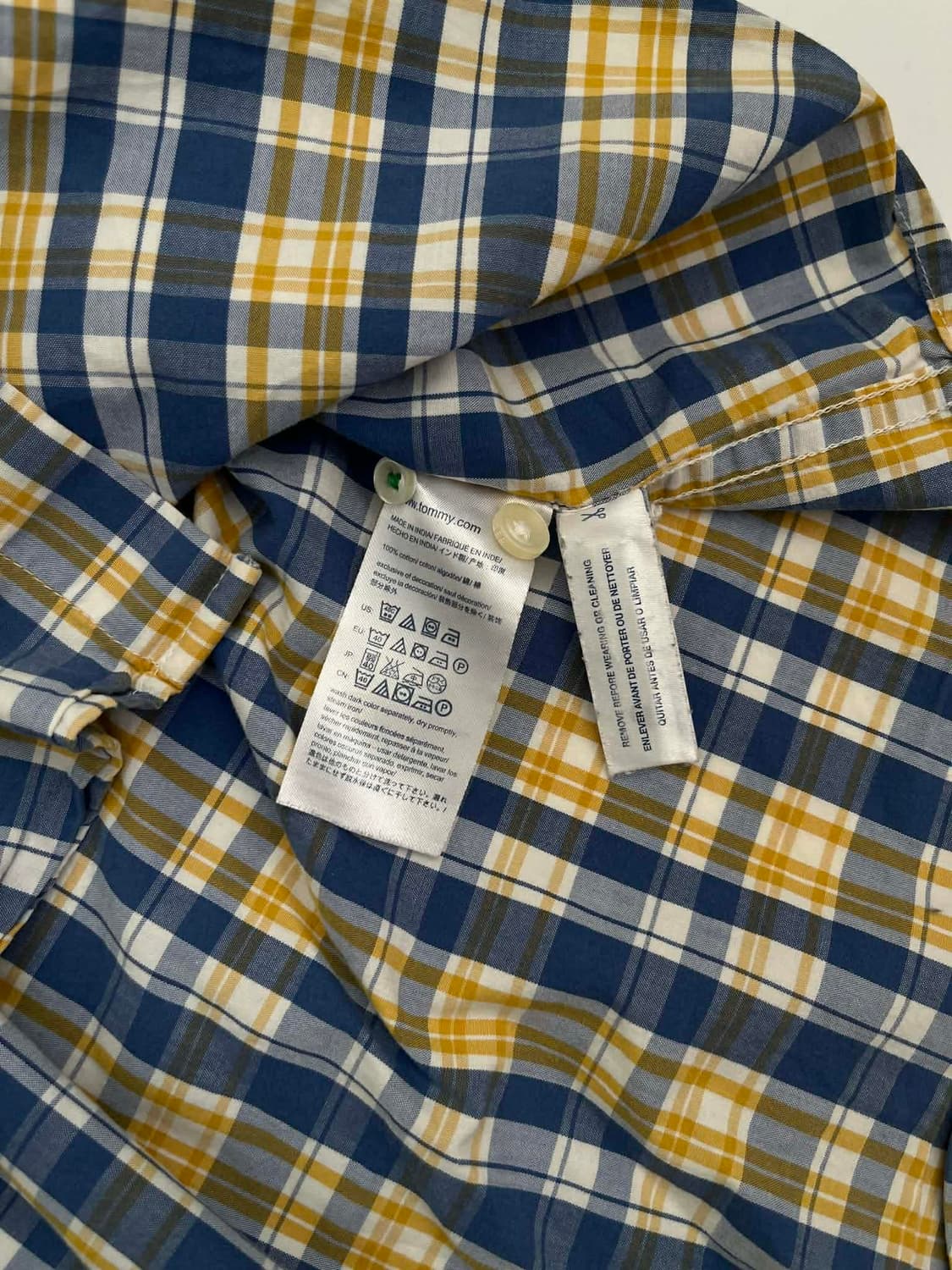 [M] 타미힐피거 플레이드 체크 셔츠 상품이미지4