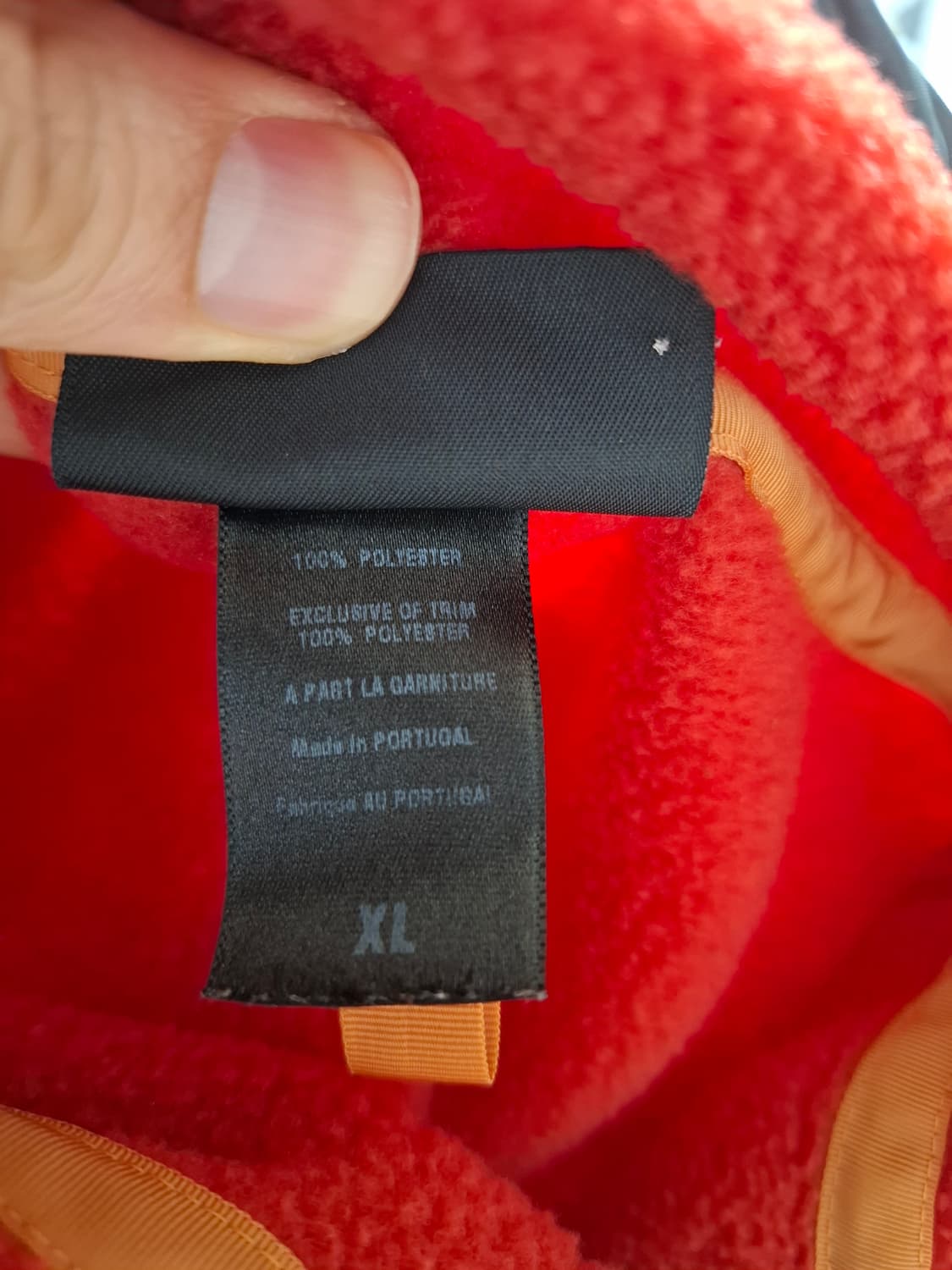 XL 빈티지 90S 포르투칼메이드 파타고니아 신칠라 레드 상품이미지4