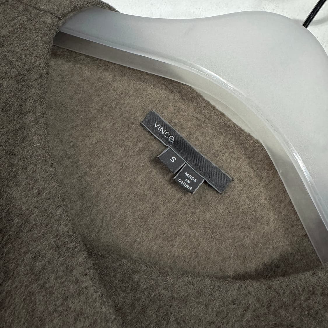 빈스 VINCE 라운드 헴 울 코트 상품이미지2