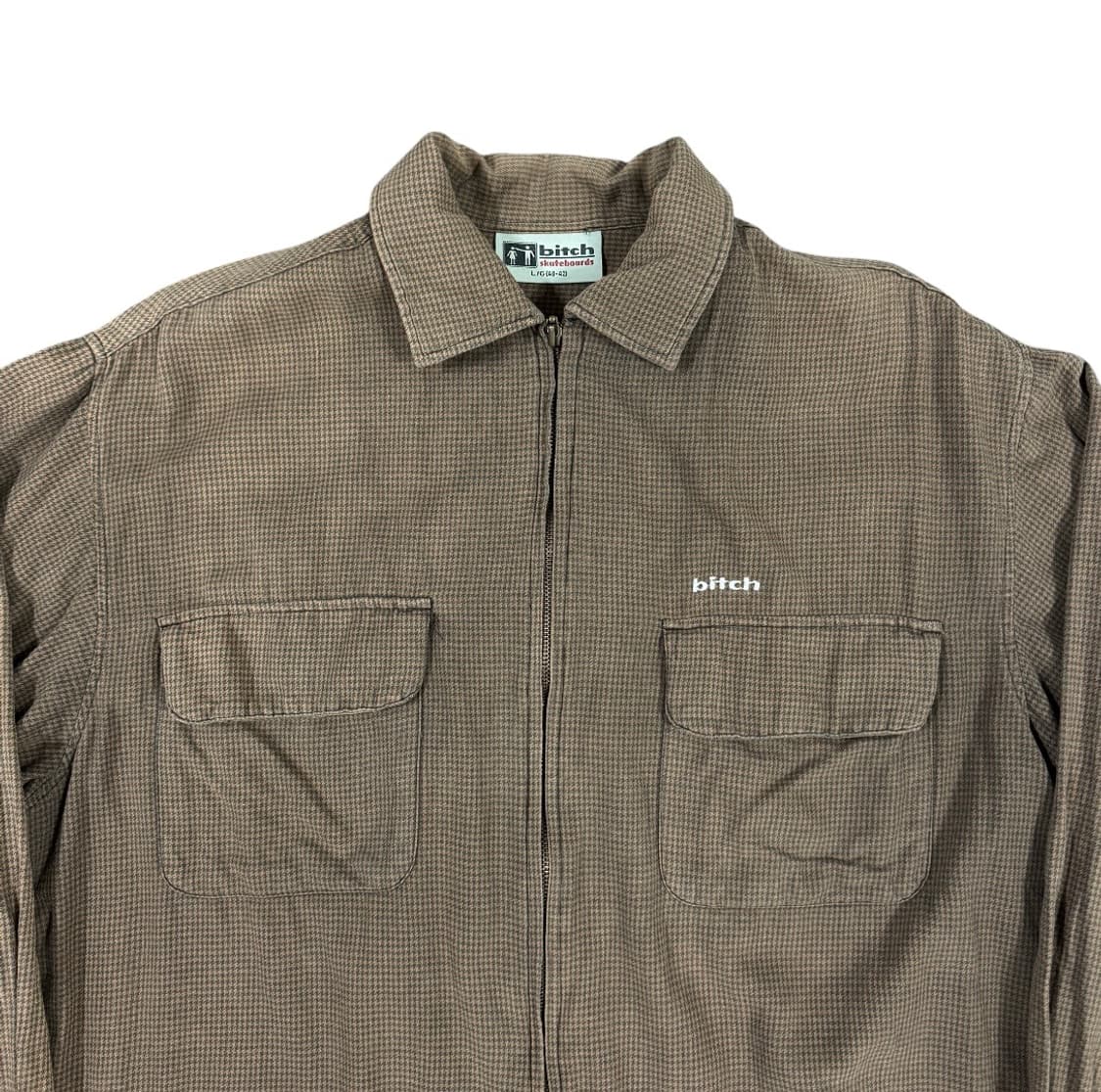 빈티지 Bitch Skateboards 비치 스케이트보드 플란넬 셔츠 상품이미지3