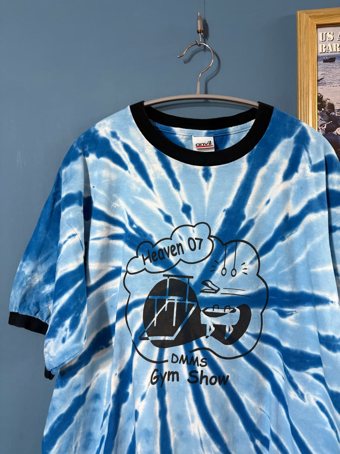 90‘s Anvil  Tie-Dye Ringer T. 상품이미지4