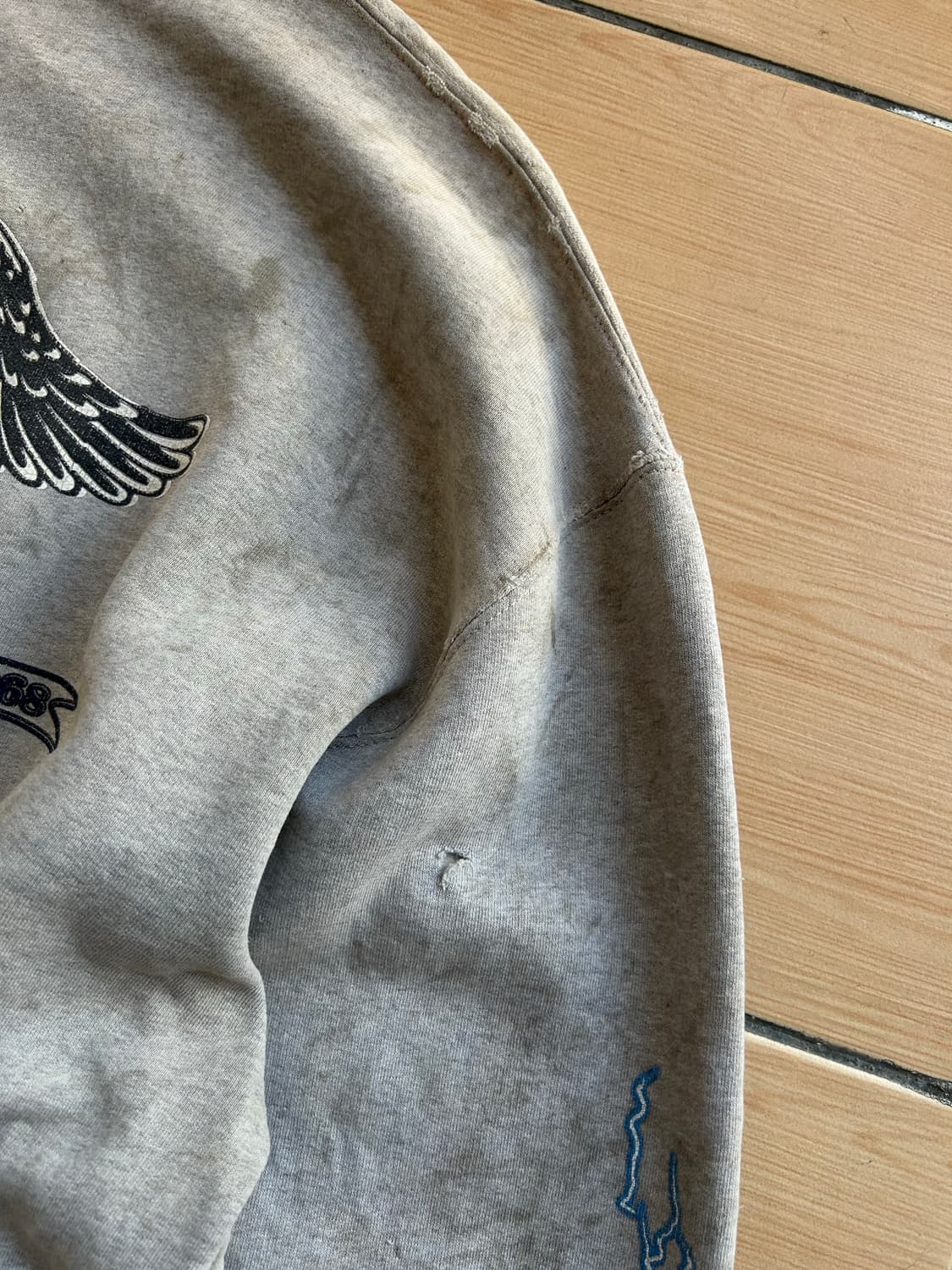 00‘s 할리데이비슨 라이트닝 스웻셔츠 상품이미지7