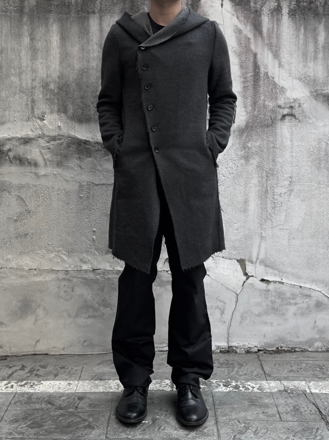 NO ID 프론트 넥 코트 상품이미지2