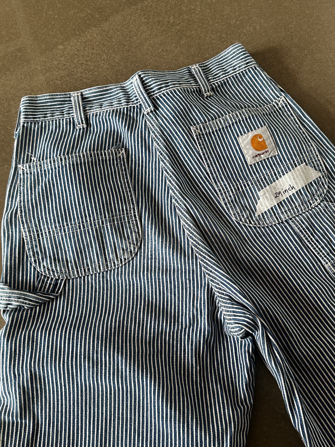 Carhartt Hickory Stripe Work Pants 상품이미지8