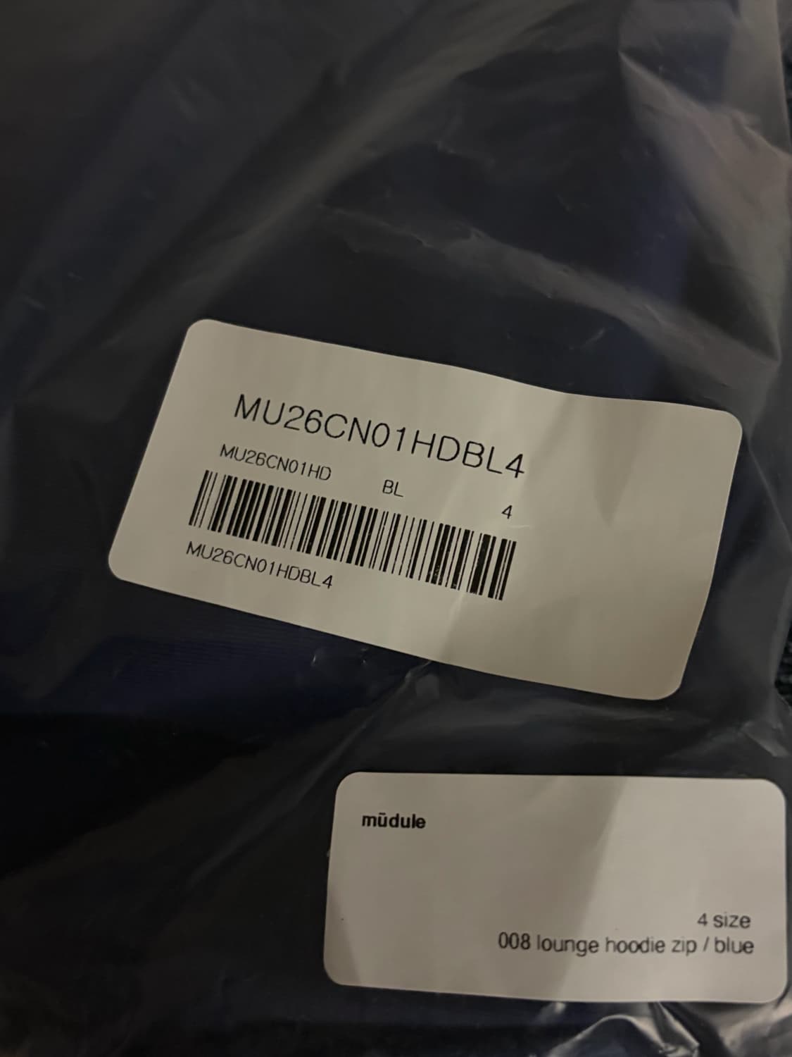 (새상품) 머듈 mudule 후드집업 lounge hoodie zip 상품이미지2