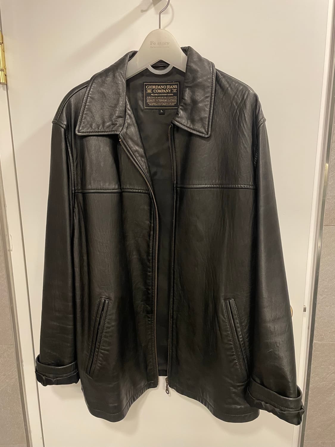 brand leather jacket (unisex) 양가죽자켓 상품이미지1