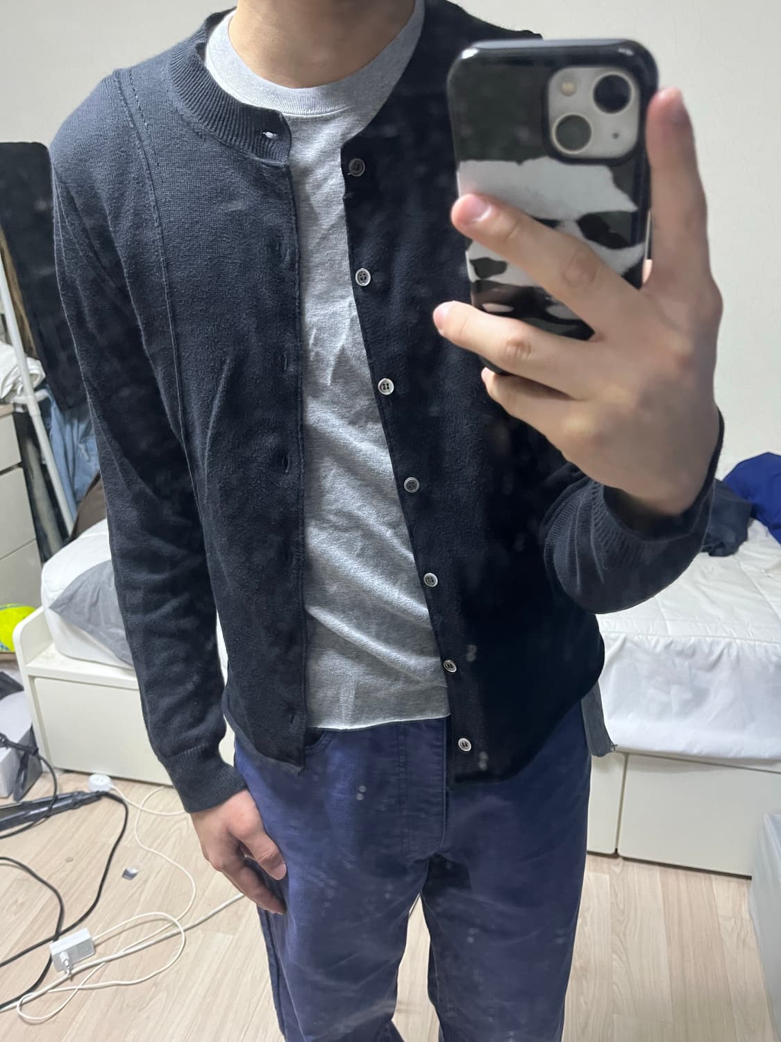 꼼데가르송 트리콧 가디건 상품이미지5