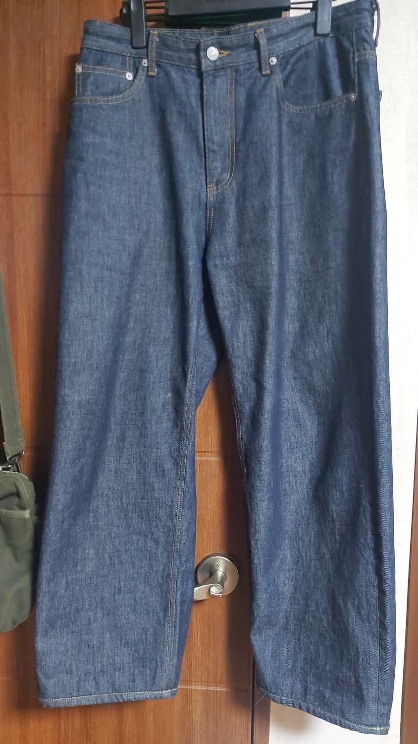 [2]인더로우 5pk 하드 트위스트 와이드 테이퍼드 데님 수선o 상품이미지3