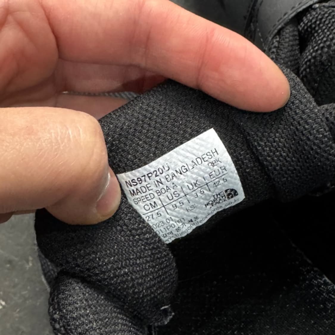 275 노스페이스 스피드 보아 워킹화  상품이미지6