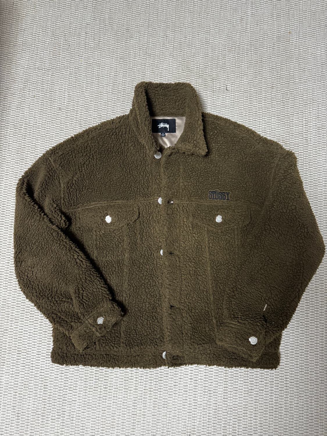 stussy 스투시 뽀글이 자켓 판매합니다 슈프림 리바이스  상품이미지1