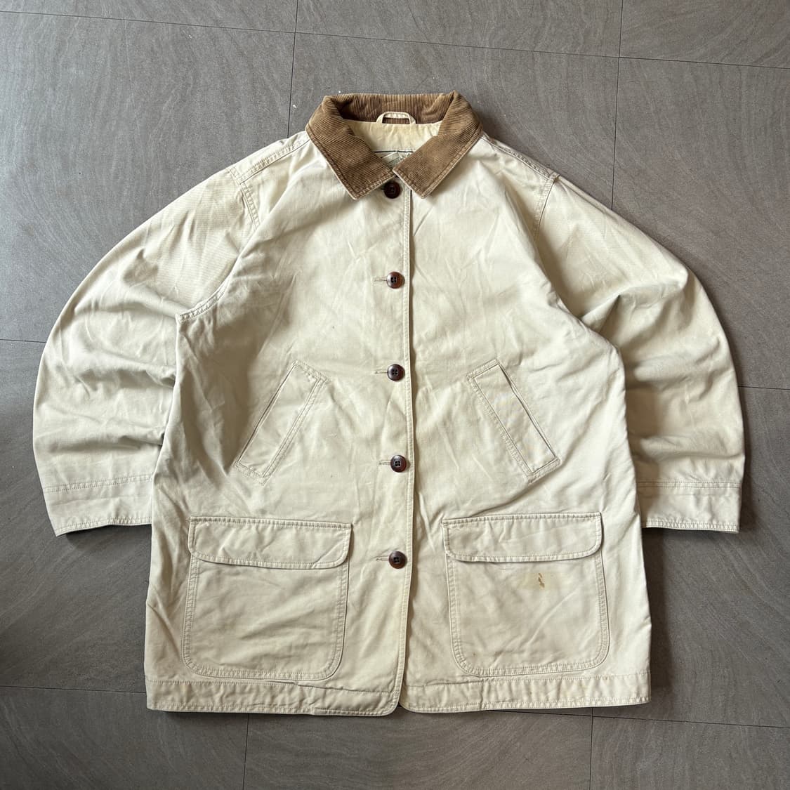 L.L.bean 정품 엘엘빈 아이보리 헌팅 자켓 상품이미지1