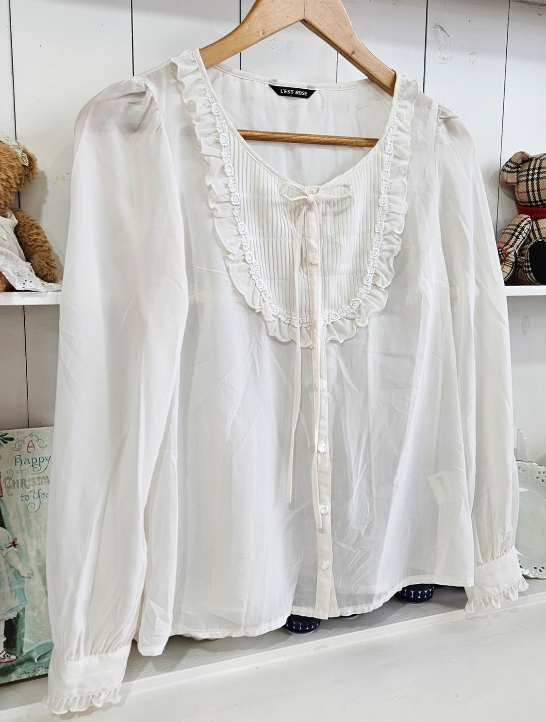 레스트로즈 LEST ROSE 쉬폰 블라우스 상품이미지2