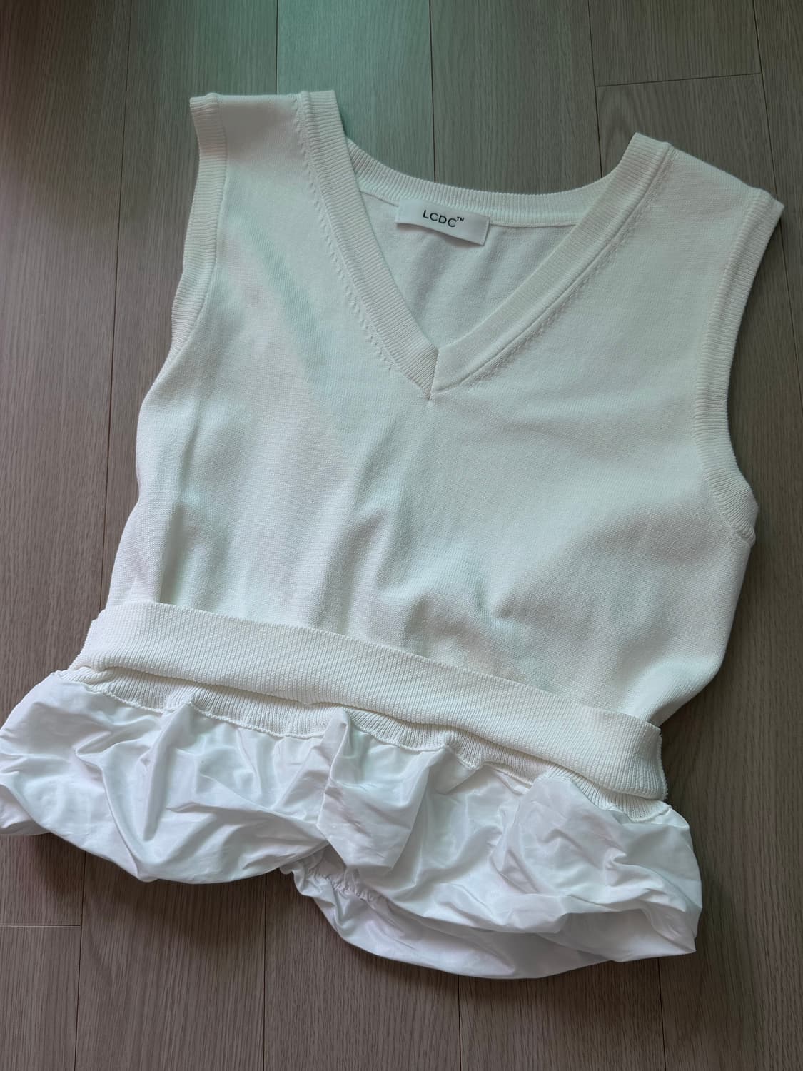 Lcdc tm 셔츠 디테일 나시 상품이미지2