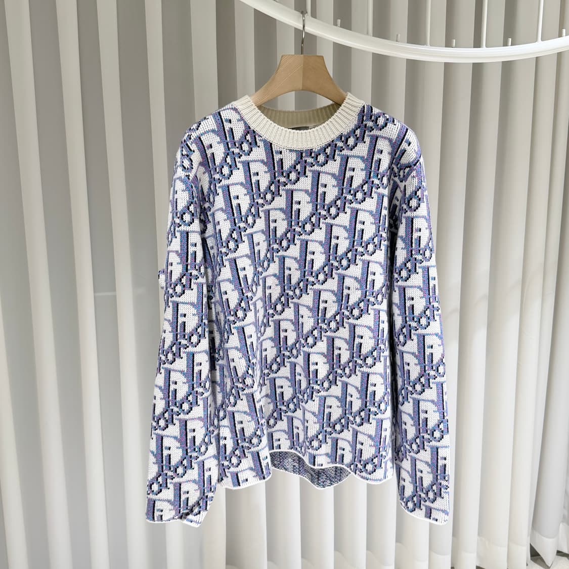 (S+/XL) / 디올 오블리크  스투시 니트 상품이미지3