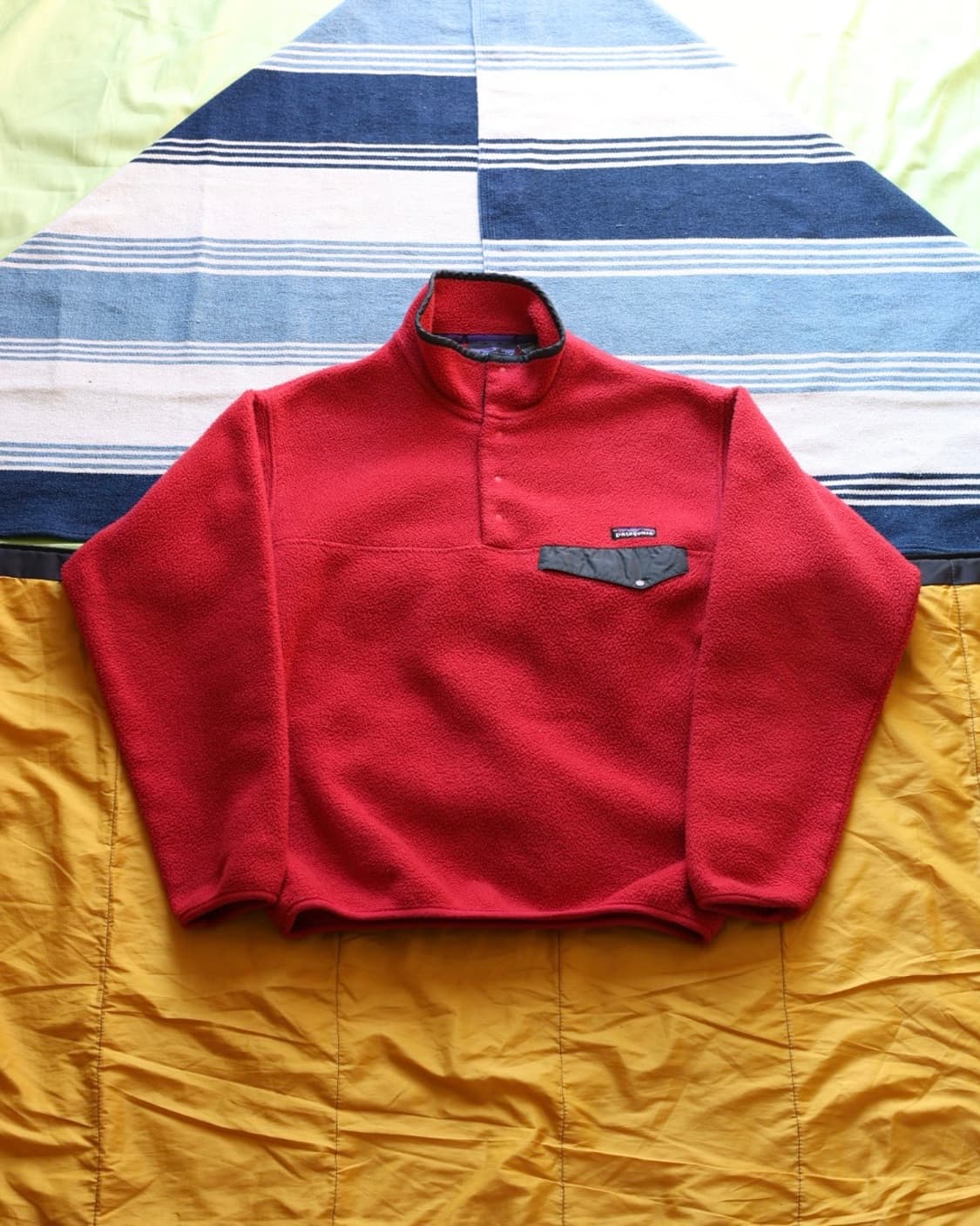 파타고니아 90s 스노우리스 태그 신칠라 스냅티 플리스 상품이미지9