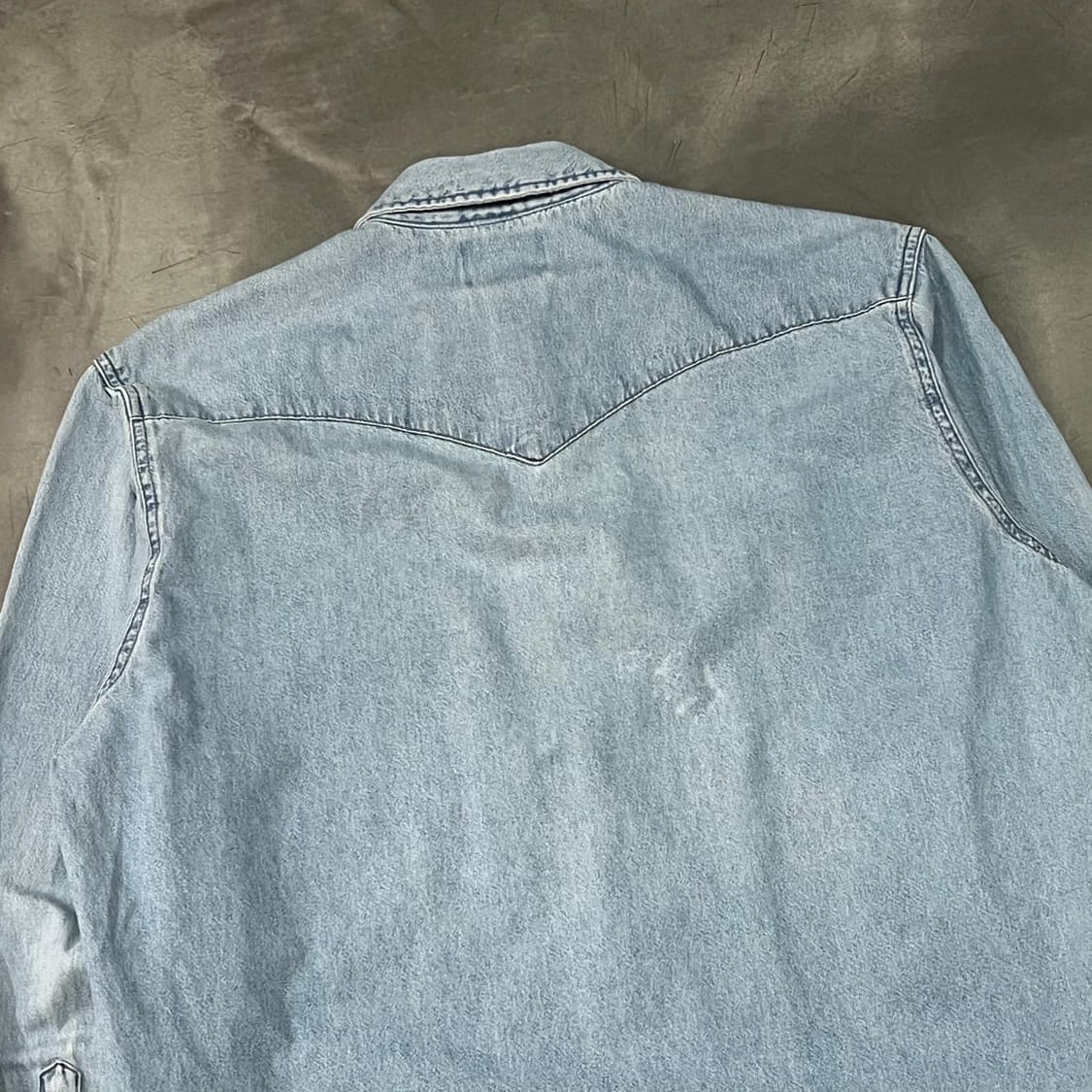 랭글러 웨스턴 데님 셔츠 y14770 상품이미지5