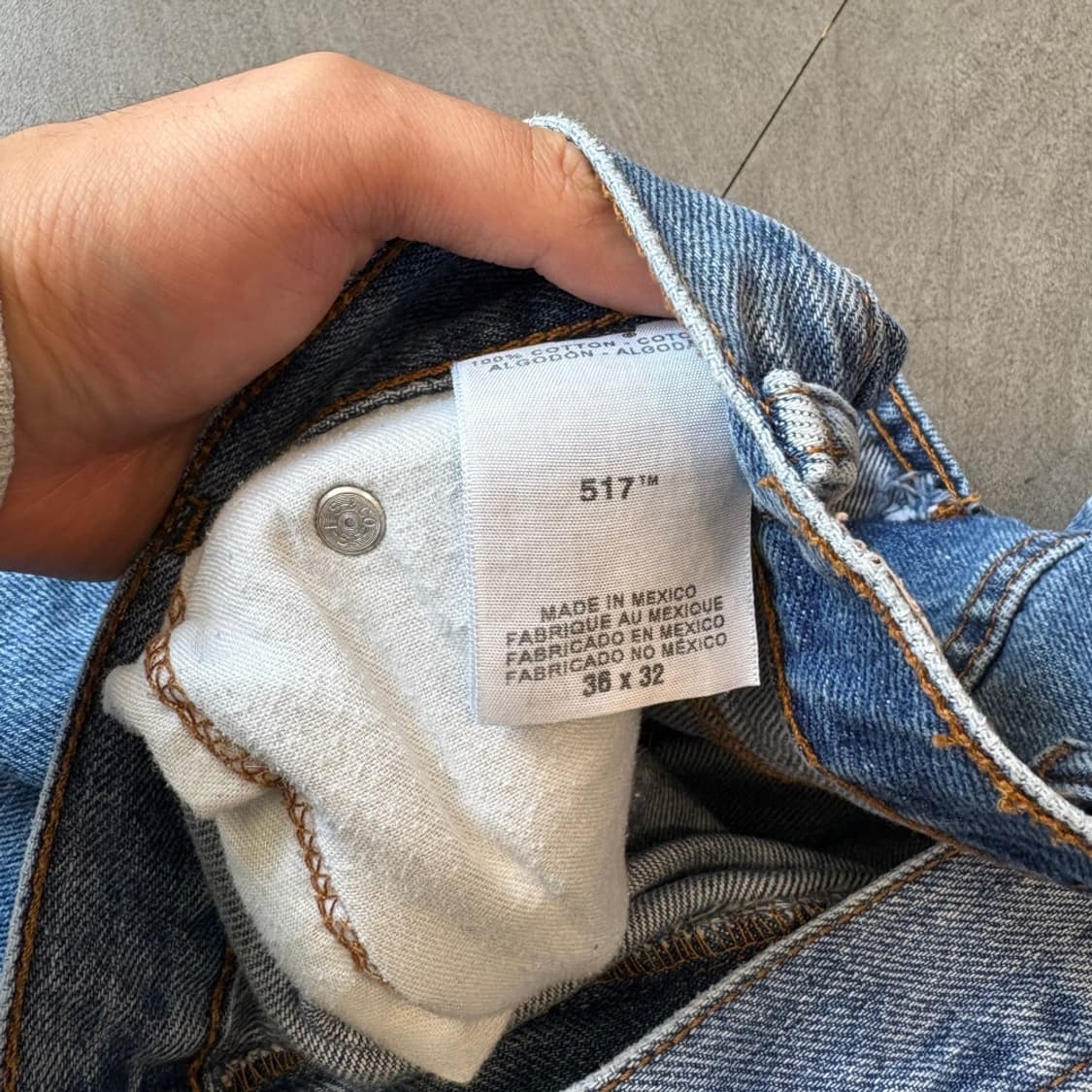 리바이스 정품 517 데님 팬츠 바지 상품이미지5