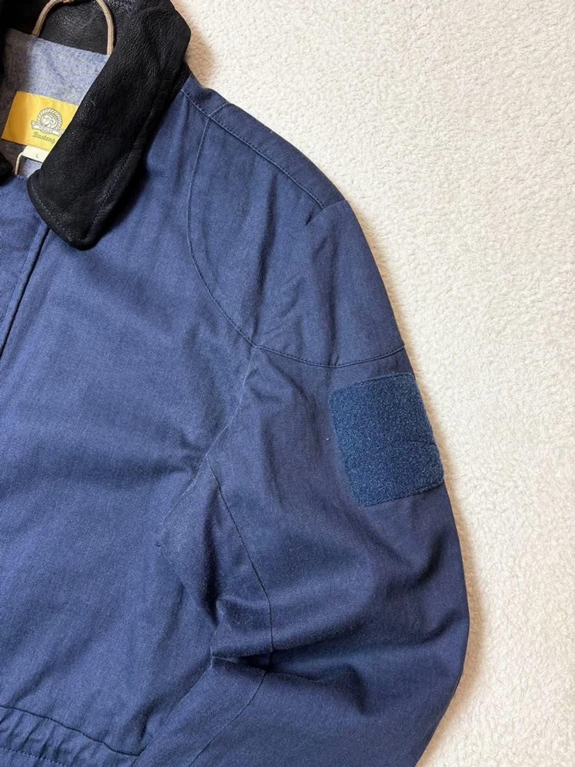 바스통 유틸리티 카라 배색 비데일 자켓 PN6609 상품이미지4