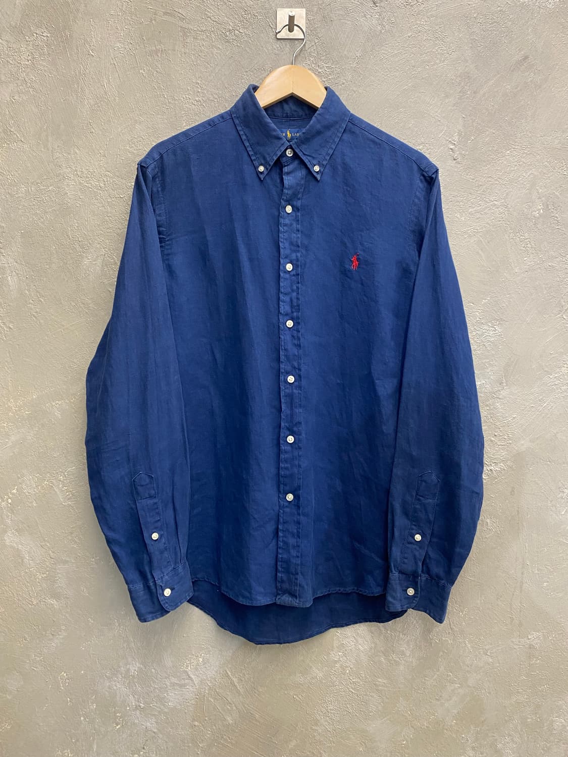 [M] Polo Ralph Lauren 폴로 랄프로렌 네이비 리넨셔츠 상품이미지5