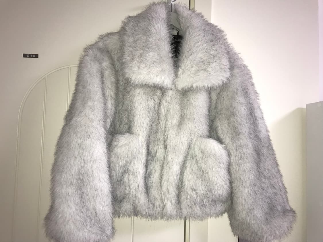 빈티지 아이보리 퍼자켓 상품이미지2