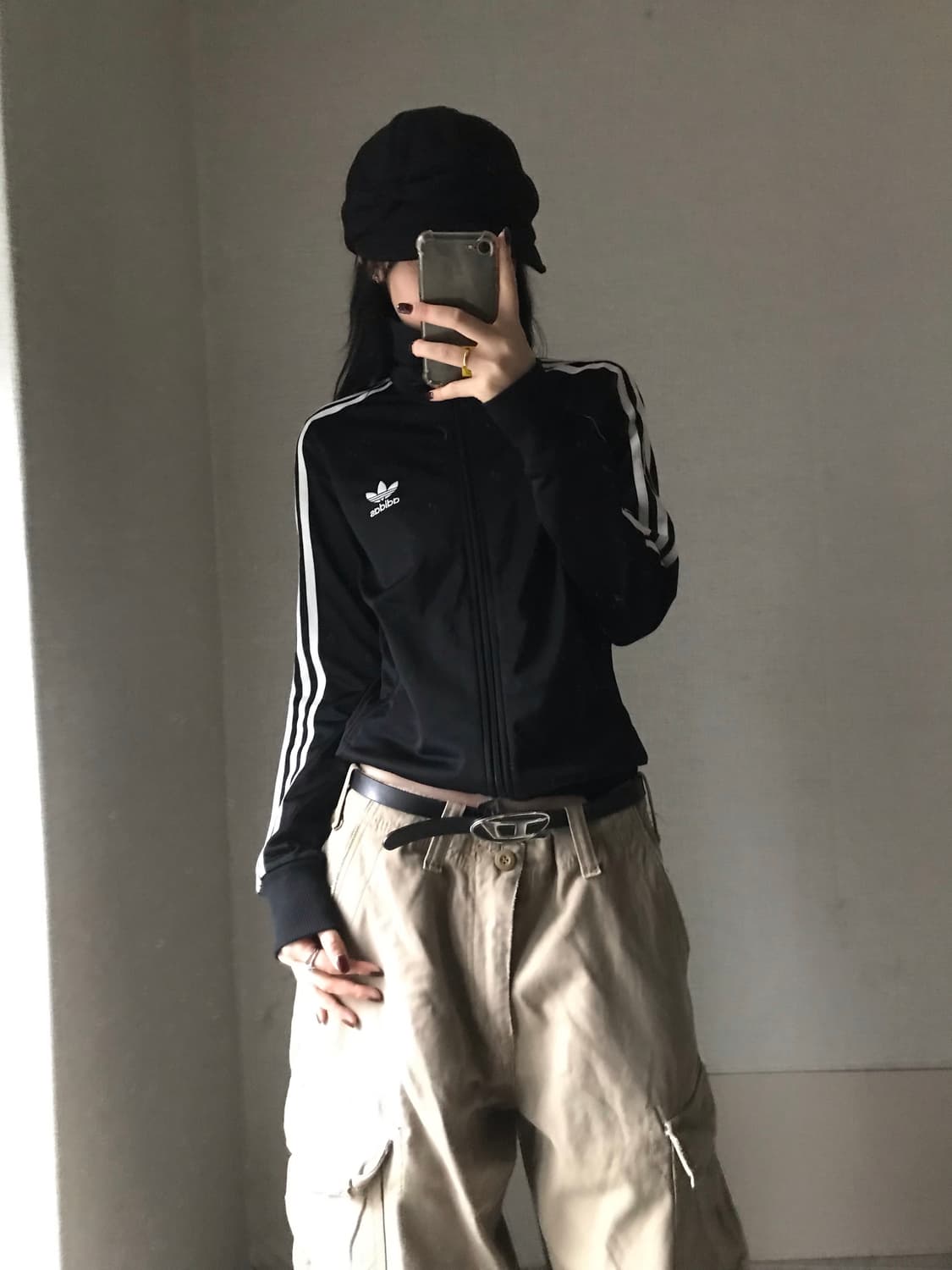 아디다스 블랙 슬림핏 져지 상품이미지2