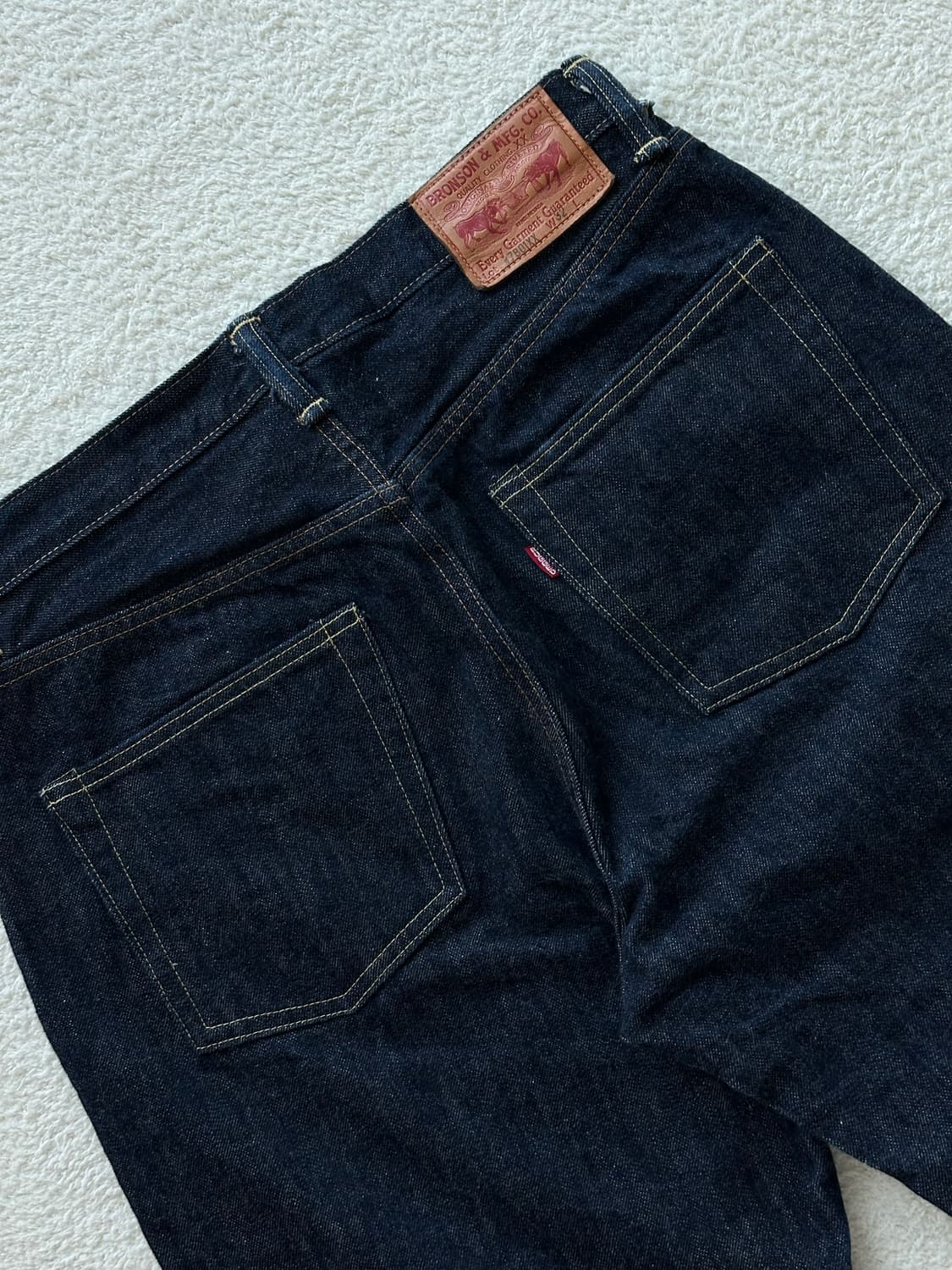 브론슨 47801XX 생지 데님팬츠 상품이미지5