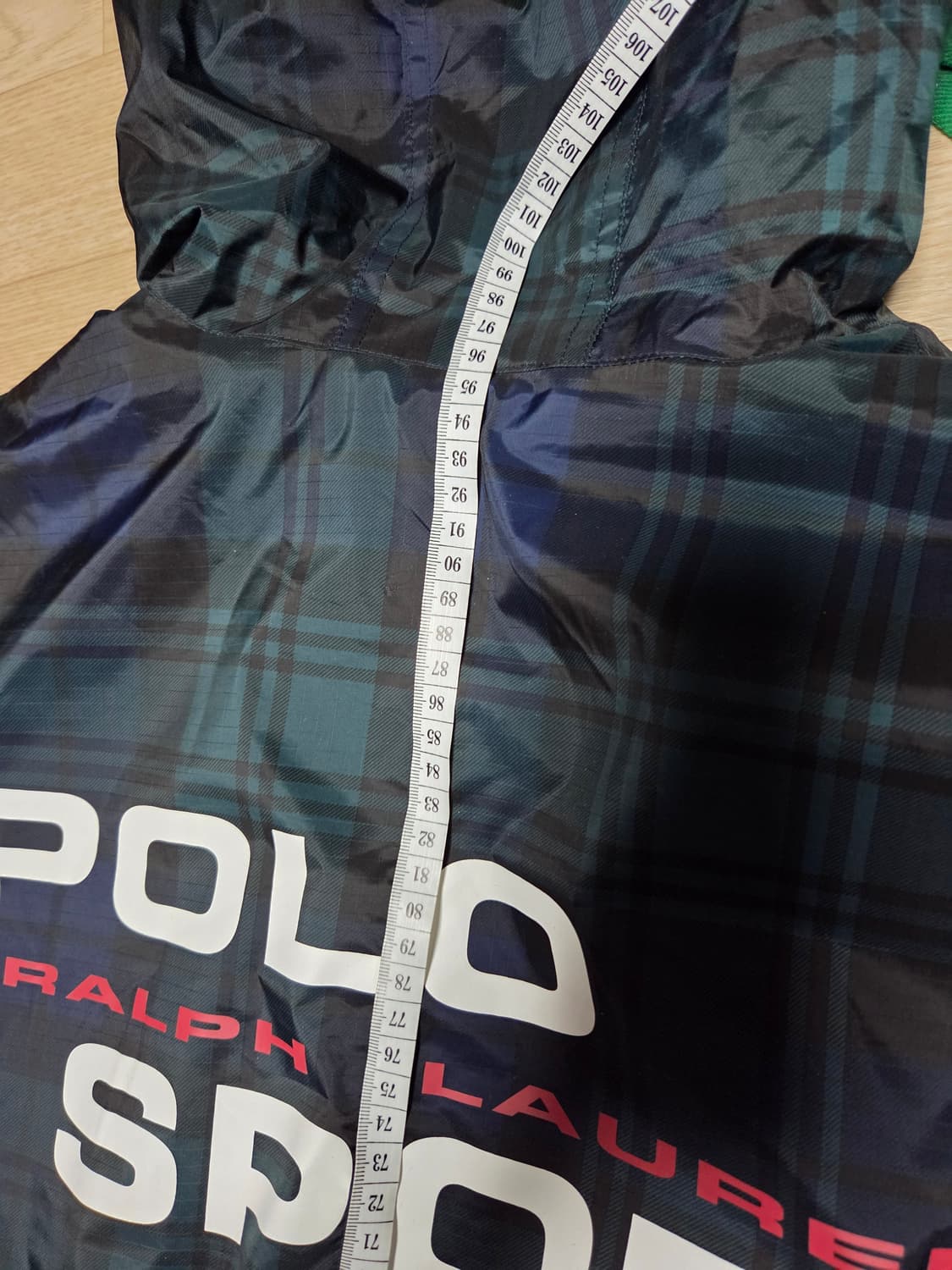 (새상품)POLO SPORT 체크 코트 코치 자켓 점퍼 성조기 상품이미지9