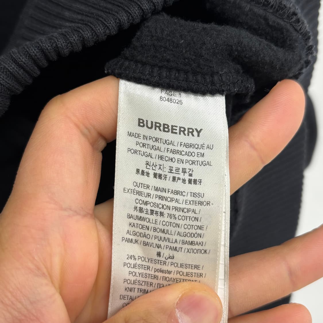 [M]버버리 체크 후드집업 상품이미지3