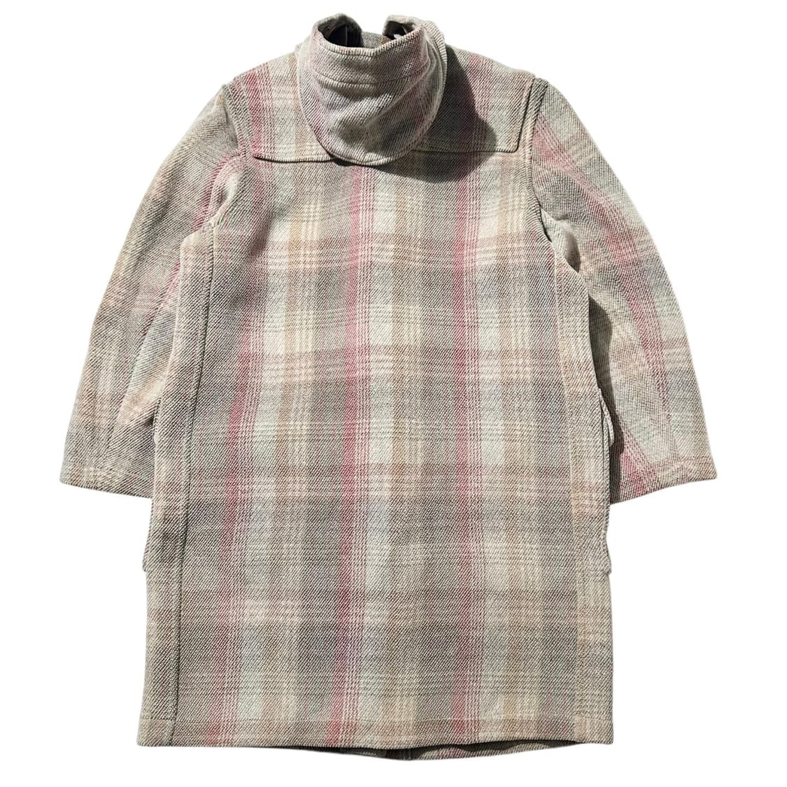 글로버올 울 체크 더플 코트 상품이미지3