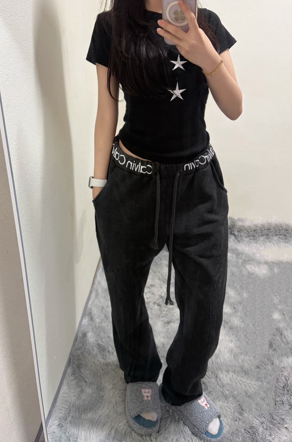 캘빈클라인 밴딩 포인트 롱팬츠(L) 상품이미지1