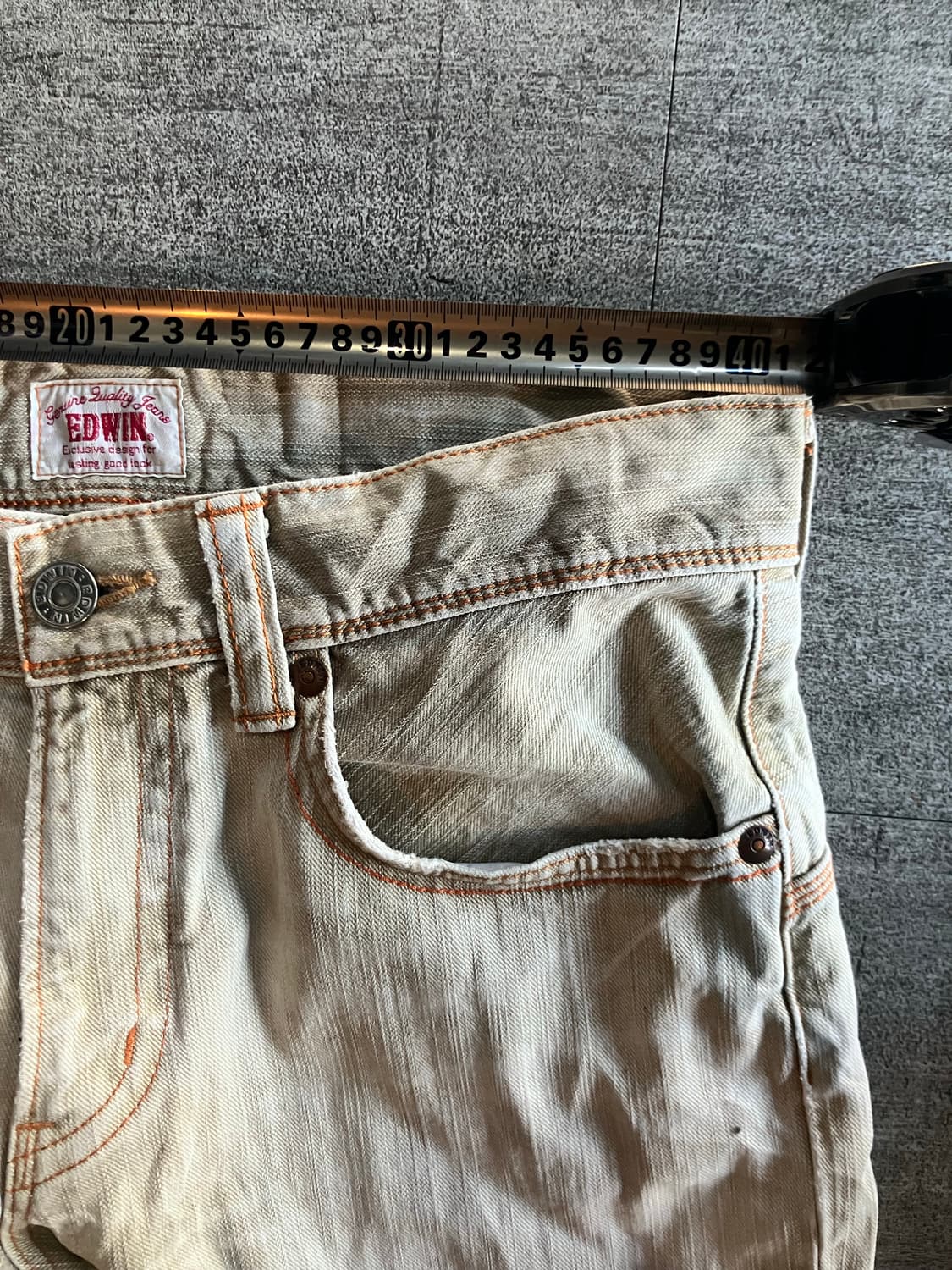 Edwin 에드윈 올드스쿨아메카지 너드남 혁오풍 웨스턴데님팬츠 상품이미지3