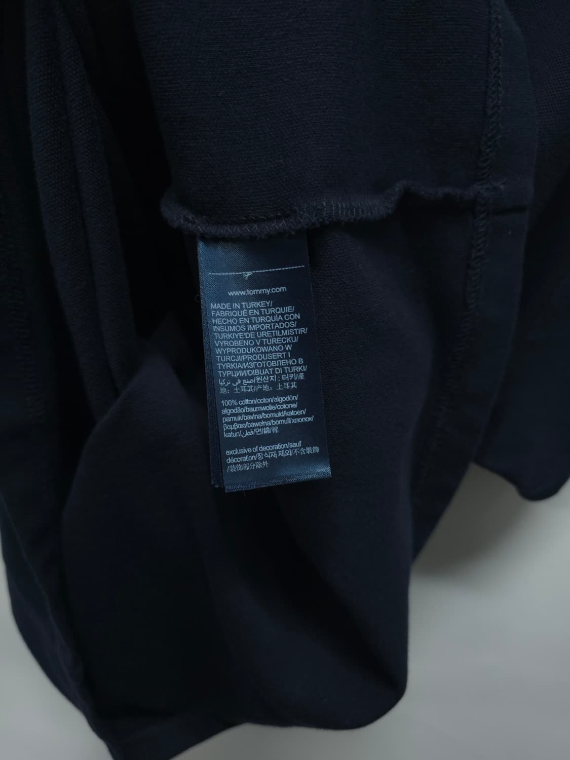 타미힐피거 오가닉 코튼 시그니처 배색 포켓 반팔 티셔츠(100) 상품이미지10