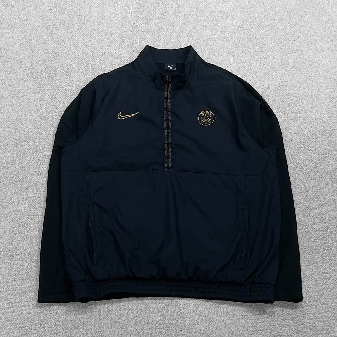 나이키 파리생제르망 토탈90 트랙 하프집업 자켓 블랙 상품이미지1