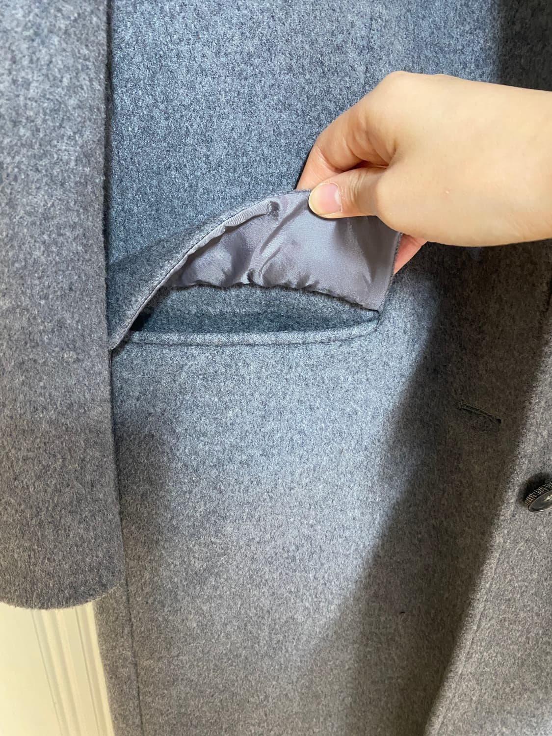 올리브데올리브 하승리, 박하나 착용 울 블렌드 싱글 코트 상품이미지7