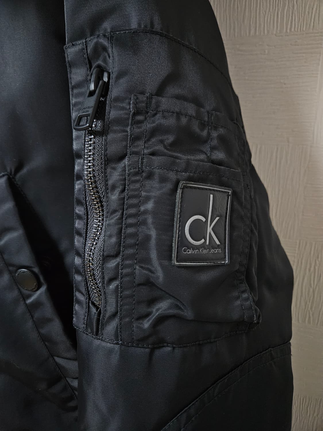 캘빈클라인진 헤비 롱 다운 파카 M(100) 상품이미지2