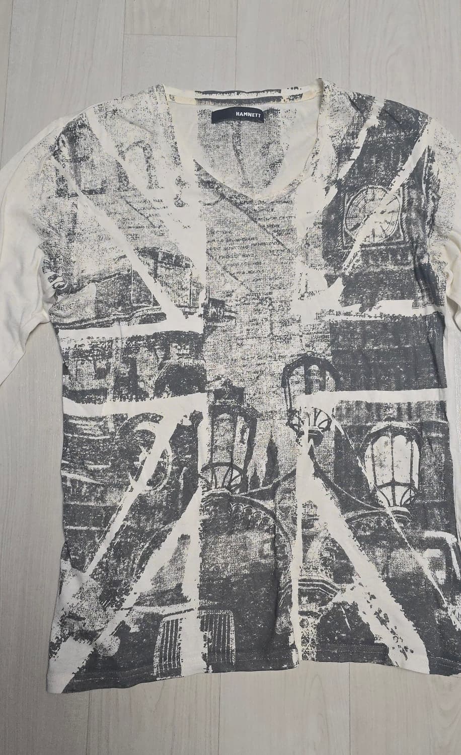 캐서린 햄넷 긴팔 흰색 상품이미지2